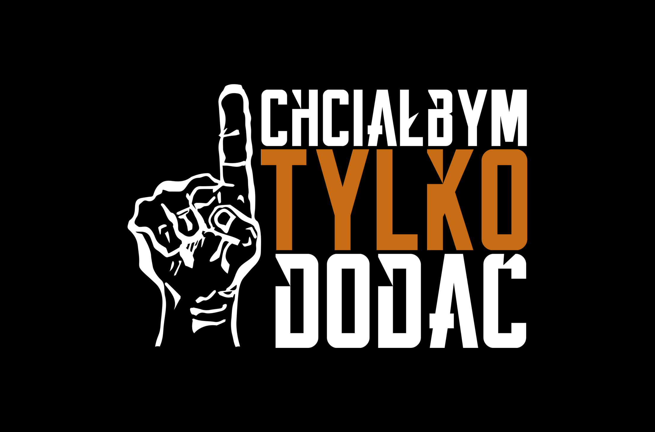 Logo programu CHCIAŁBYM TYLKO DODAĆ. Autor - Daria Kusztelak